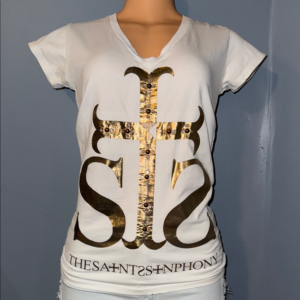 The Saints Sinphony Graphic Tee - Size Small